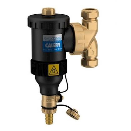 Caleffi DIRTMAG Kunststof vuilafscheider Ø28- HOR/VER